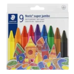 Kredki woskowe trójkątne jumbo,Noris 9kol steadler