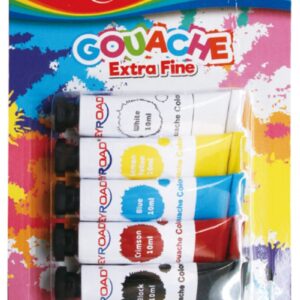 FARBY TEMPERA, KEYROAD, 5szt X10ML mix kolor