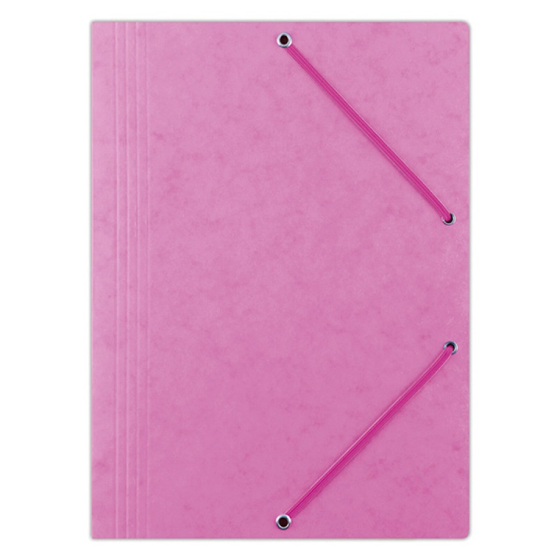 TECZKA Z GUMKĄ PRESZP. DONAU A4 390gsm RÓŻOWA