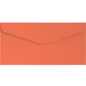 Koperta DL Gładki koralowy 120g, 10szt