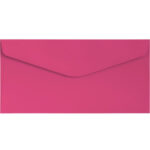 Koperta DL Gładki różowy 120g, 10szt