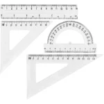 Zestaw geometrczny GRAND transparent GR-031T