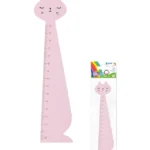 LINIJKA DREWNIANA RÓŻOWY KOT FIORELLO