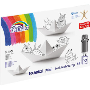 BLOK TECHNICZNY A4/10 kartek FIORELLO