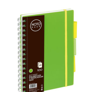 Kołobrulion Grand NOTObook A5 100 zielony kratka