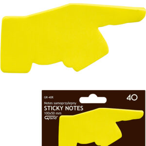 NOTES KARTECZKI PALEC WSKAZUJĄCY GR-40B GRAND
