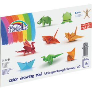 Blok rysunkowy kolorowy FIORELLO A3/16  kartek