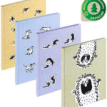 BRULION A5 96k KRATKA papier z recyklingu GRAND