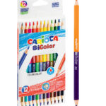 Kredki ołowkowe trojkątne CARIOCA  BiColor 12 szt