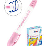 Zakreślacz w sztyfcie AMOS HLC 12 róż pudrowy