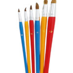 Pędzel akwarela 6szt 2-12 ogrągłe GRAND GR 252B