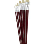 Pędzel  duże płaskie szczecina Grand