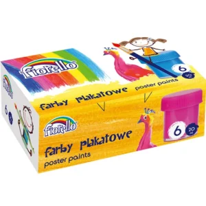 Farby plakatowe FIORELLO 6 kolorów