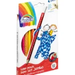 Kredki FIORELLO Super Soft 12 kol. ostrz. trójkątn