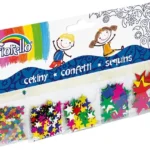 CEKINY CONFETTI GWIAZDY MIX 5 KOLOR FIORELLO