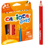 Kredki ołówkowe trójkąt  Baby 10 kol. Carioca