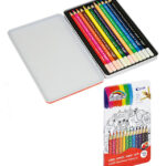 Kredki FIORELLO kolor 12 szt super soft met. opako