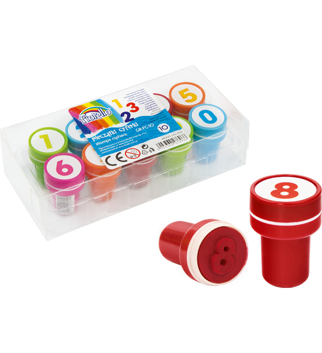 Pieczatki cyferki Fiorello duze op.