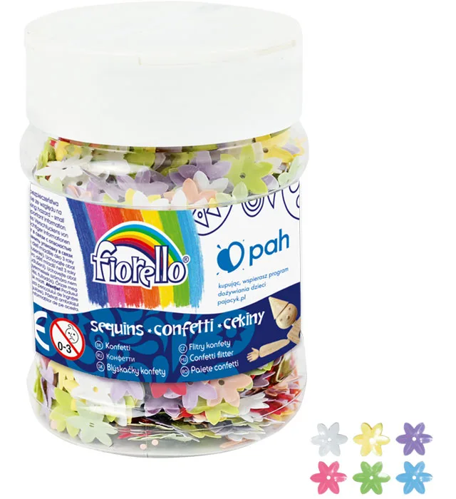 Cekiny confetti kwiatek Fiorello 50g