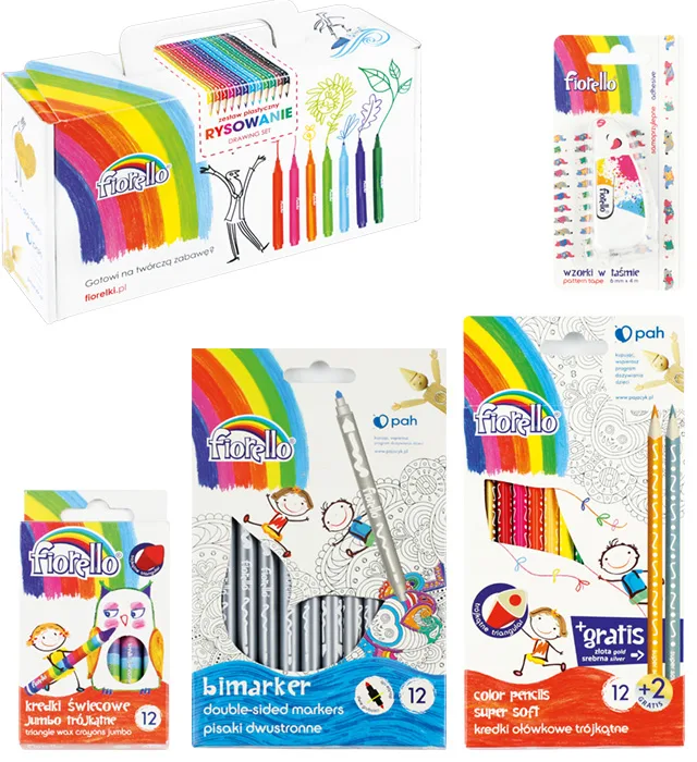Zestaw plastyczny FIORELLO rysowaniei GR ZF4