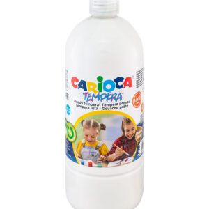 Farba tempera 1000 ml  biała CARIOCA