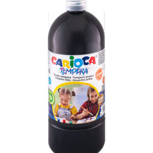 Farba tempera 1000 ml  czarna CARIOCA