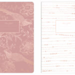 ZESZYT A5 80# M 70G METALLIC ROSE GOLD