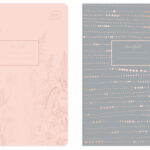 ZESZYT A5 60# M 70G METALLIC ROSE GOLD