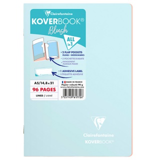 ZESZYT,A5,BLUSH,LINIA,jasnoniebieska,OKL