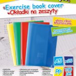 Okładka na zeszyt krystal A5 150um mix kolor GIMBO