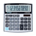 KALKULATOR DONAU TECH 10 CYFR SREBRNY 136X134X28