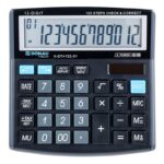 KALKULATOR DONAU TECH 12 CYFR CZARNY 136X134X28