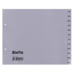 PRZEKŁADKI PP BIELLA 2/3 A4, DEZ-JAN, SZARE