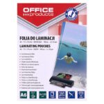 FOLIA DO LAMINACJI A6 100SZT 2x 125um OFFICE