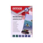 FOLIA DO LAMINACJI 65X95 100SZT 2x 125um OFFICE