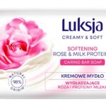 LUKSJA MYDŁO W KOSTCE 90G RÓŻA