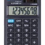 KALKULATOR DONAU TECH 8 CYFR CZSARNY 90X60X11