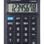 KALKULATOR DONAU TECH 8 CYFR CZARNY 97X60X10 ETUI