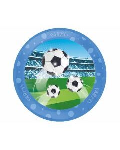 TALERZ PLASTIKOWY 21cm  SOCCER FANS GO