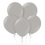 Balony Beauty&Charm, pastelowe szare 12"/ 50 szt.