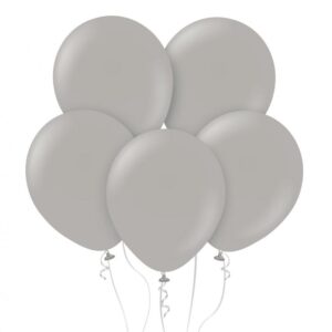 Balony Beauty&Charm, pastelowe szare 12"/ 50 szt.