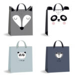 Torebka średnia ZWIERZAKI 190g 32x26x13,5