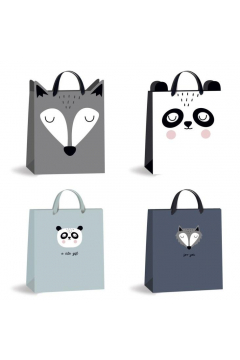 Torebka średnia ZWIERZAKI 190g 32x26x13,5