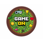 TALERZ PAPIEROWY 18cm  GAME ON GO OP 6SZT