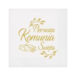 Serwetki Pierwsza Komunia Święta (biblia) 20szt