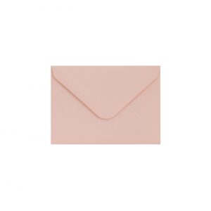 Koperta 70 x100mm gładki pudrowy róż satynowy 130g