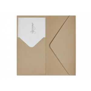 Koperta DL Nature ciemnobeżowy 220g 5szt