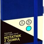 NOTATNIK Z GUMKĄ A6 80K LINIA GRAND
