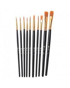 ZESTAW PĘDZLI, 10 SZT.