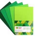 Pianka MIX GREEN Happy ColorA4, 5 ark, 5 kolor.